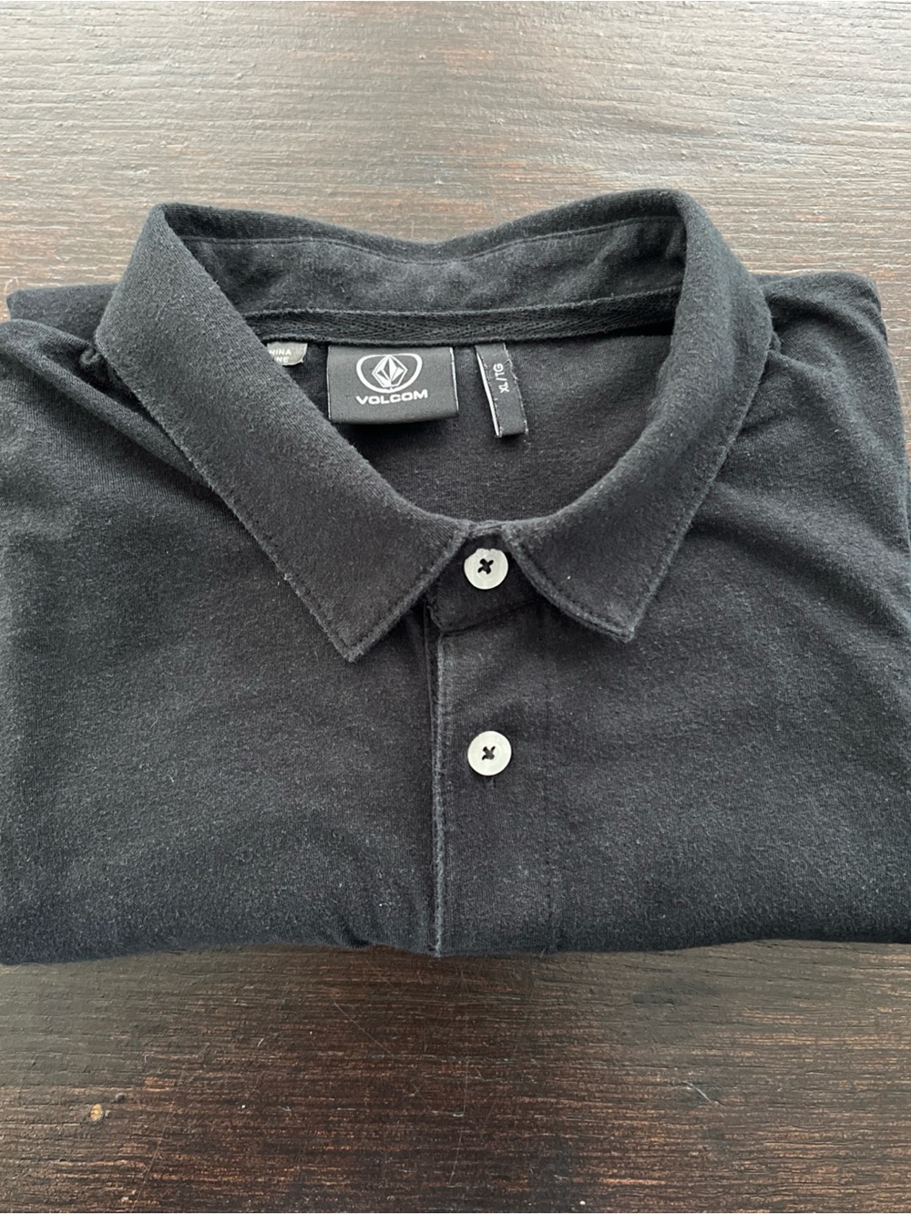 Volcom Black Short-Sleeve Polo - Picture 9 of 9